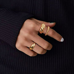 Chunky ring set- Amalli Talli