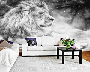 white lion wallpaper 3d