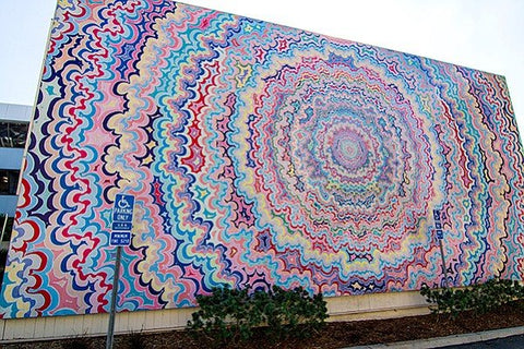 Kelsey Brooks Trippy Mural