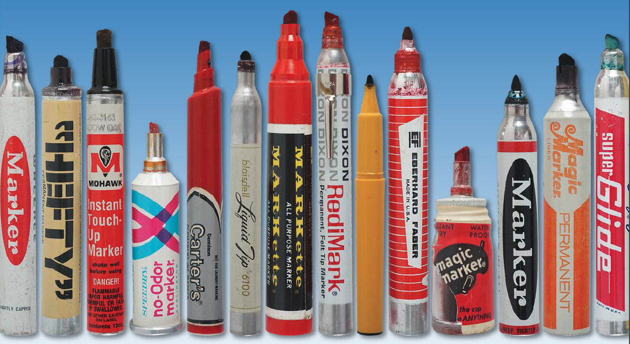 variety of markers