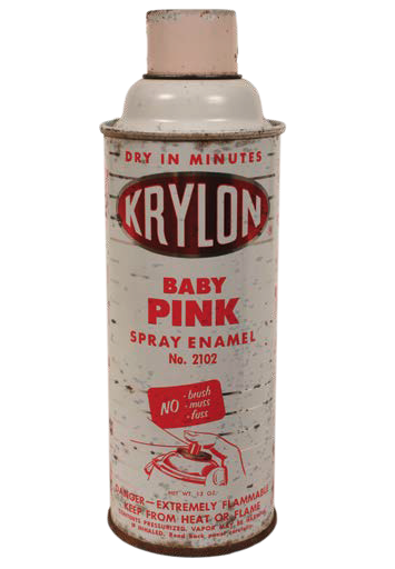krylon baby pink spray