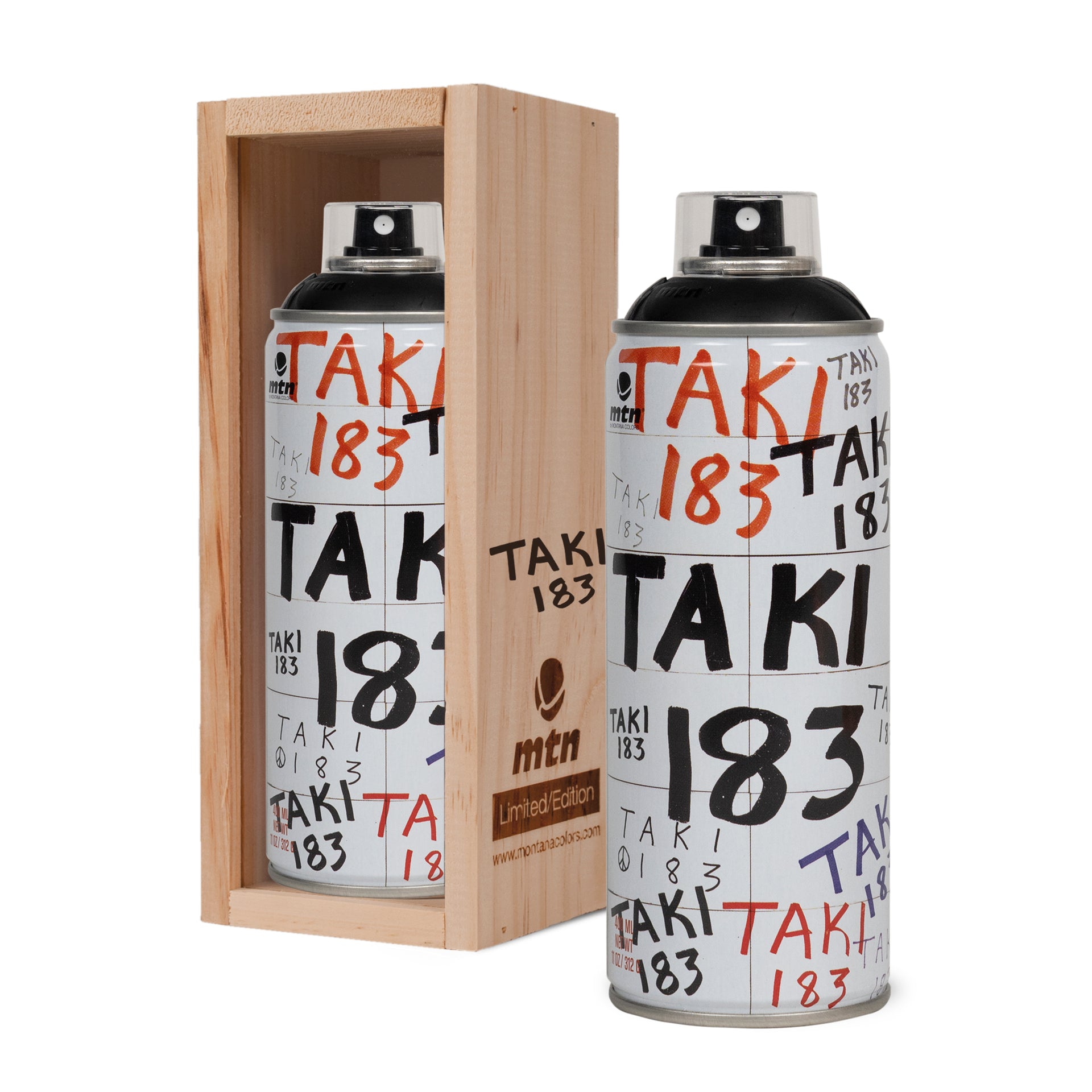 bal Gespecificeerd dier TAKI 183 "Limited Edition MTN Spray Paint Can" - BEYOND THE STREETS