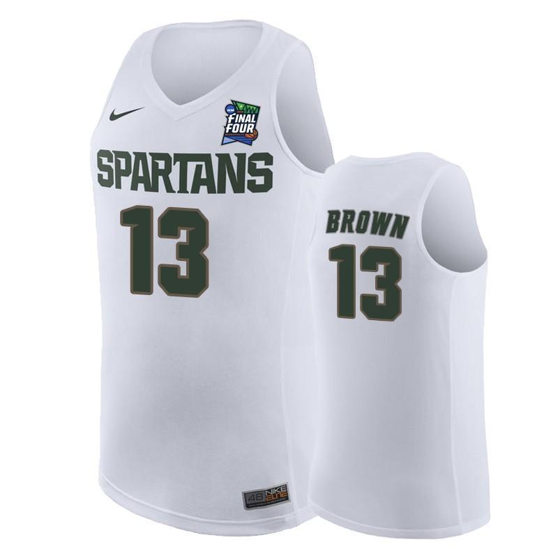 Men's Nike #33 Green Michigan State Spartans Hyper Elite Authentic Basketball  Jersey