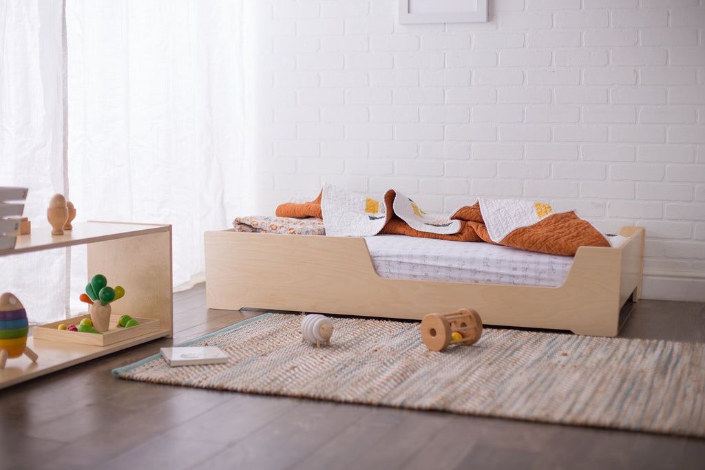 Low Montessori Floor Bed for Toddlers – Sprout