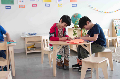 Children in a classroom