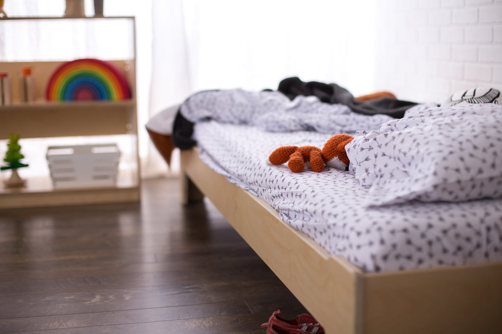 how to lower crib mattress to floor