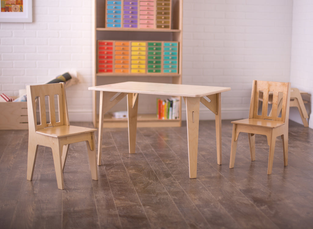 childs wooden table