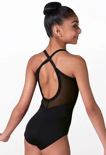 Weissman - Open Mesh-Back Cami Leotard