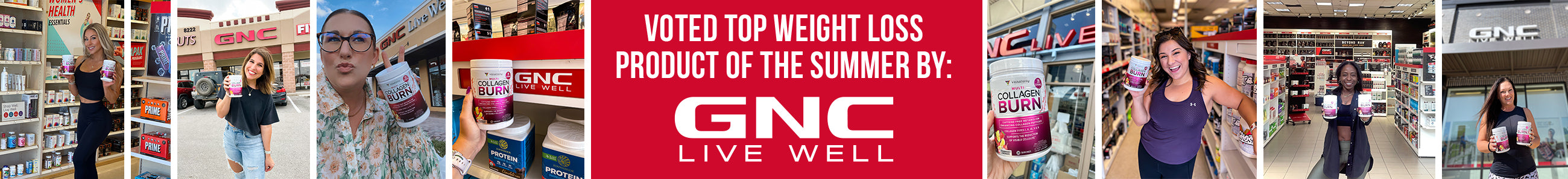 Vitauthority Multi Collagen Burn voted GNC's 2023 Best Weightloss Product of the Summer