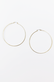 With You Hoop Earrings in Gold