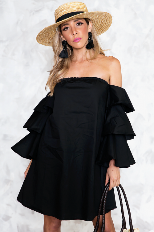 Strappy Cutout Sexy Dress - Black – Haute & Rebellious