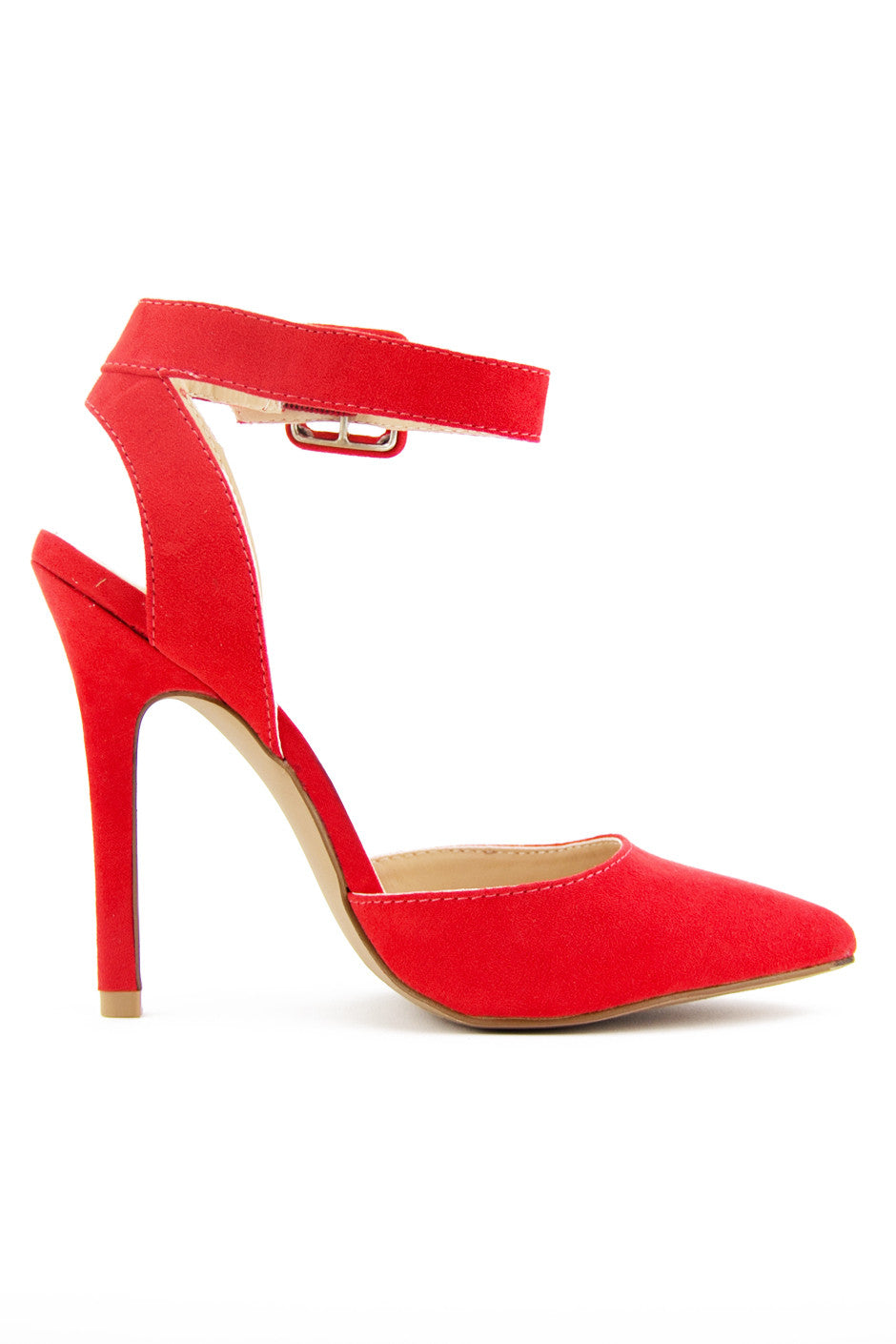 POINTY STRAP HEEL - Blood Orange /// Only Size 7 Left /// – Haute ...