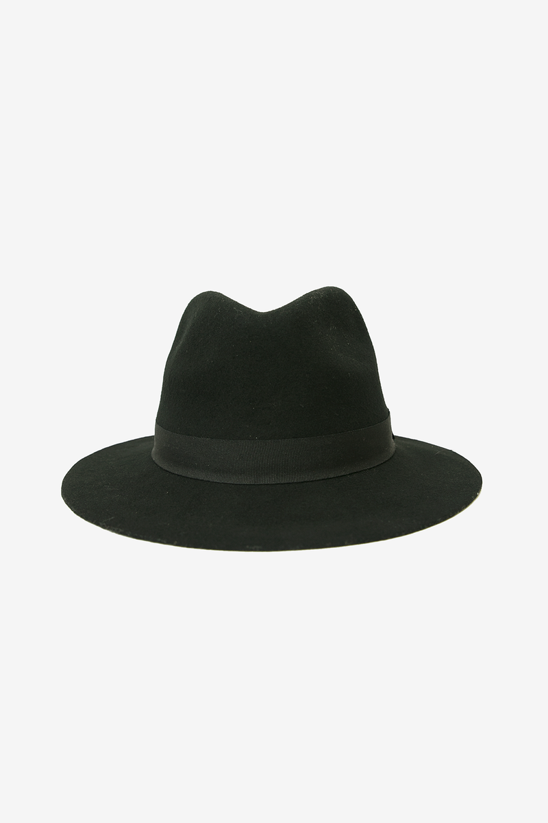 Flat Brim Fedora Wool Hat– Haute & Rebellious
