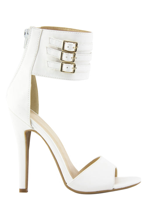 Alexander Multi Strap Pump - White – Haute & Rebellious