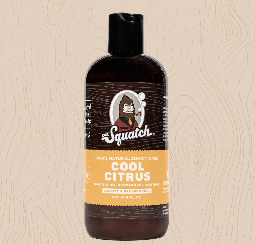 Dr. Squatch Citrus & Cypress Men's Shampoo + Conditioner Hair