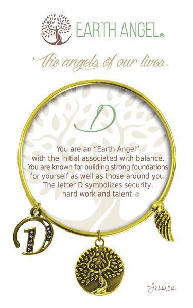 Letter D Earth Angel Bracelet Imagine That Boutique