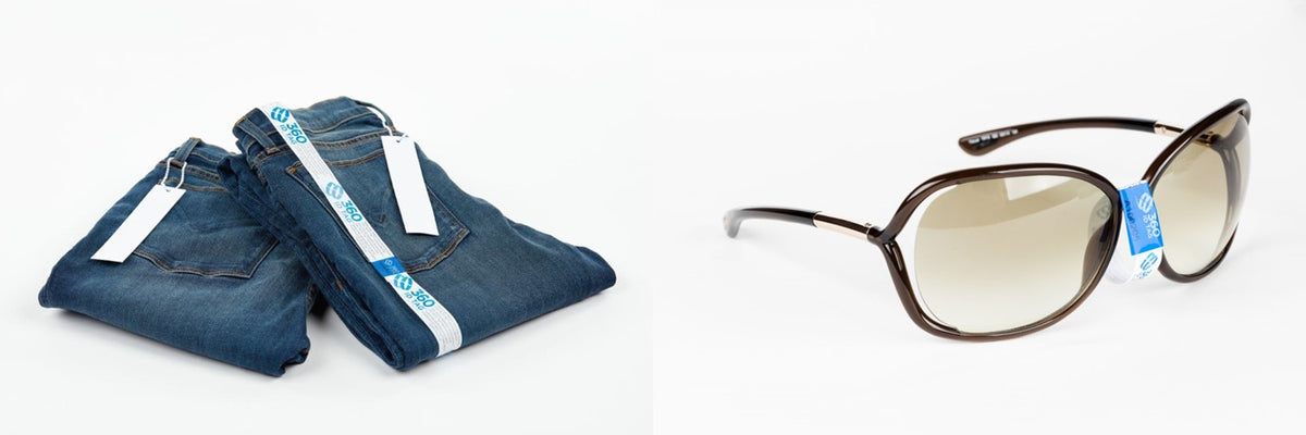 Return tag prevent wear and return wardrobing jeans sunglasses 360 ID Tag
