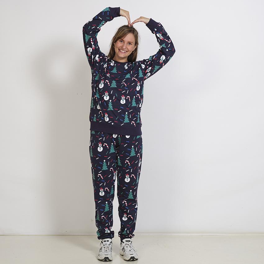 Julsweatsuit Snögubben - Dam.