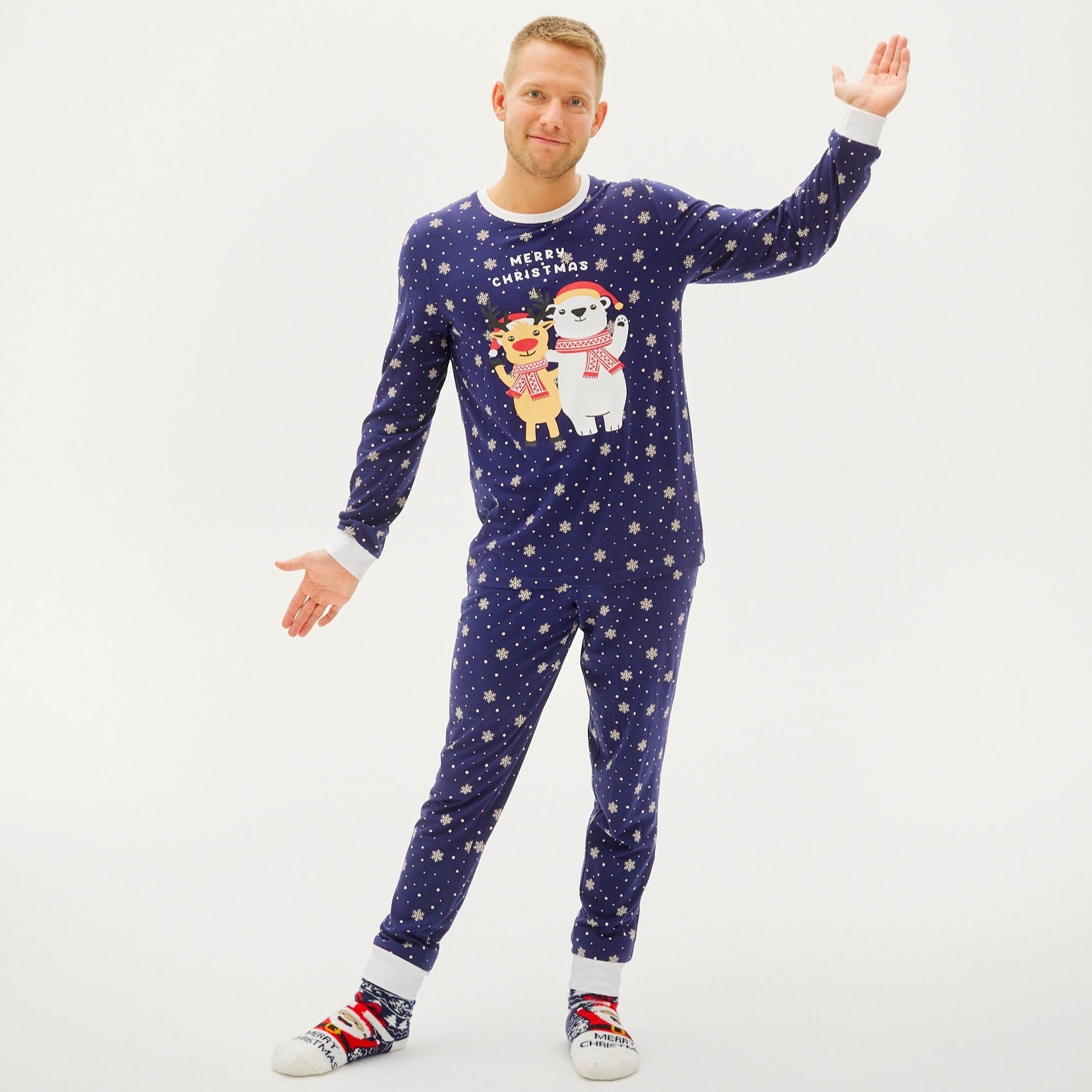 Läs mer om Best friends Christmas pyjamas - Herr