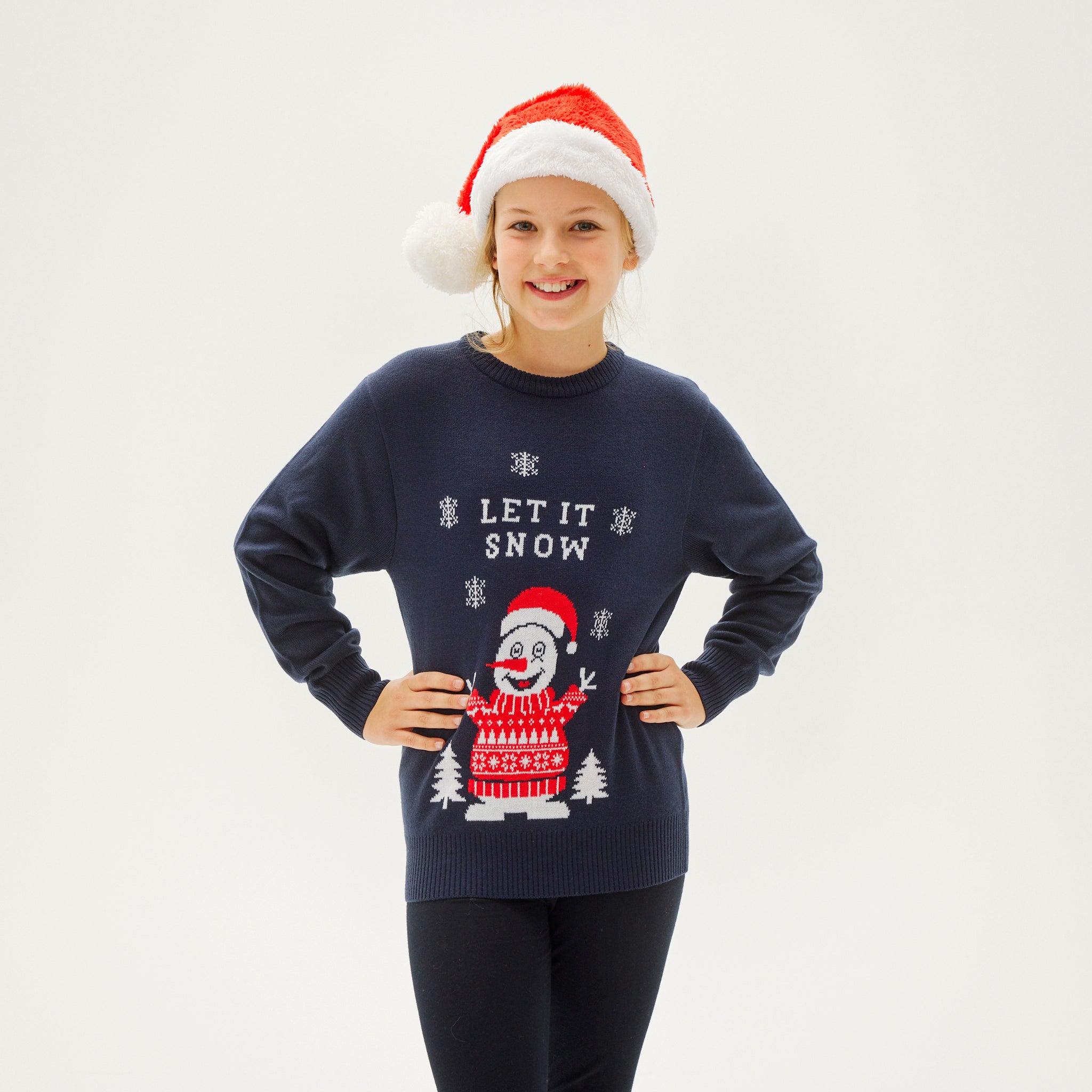 Läs mer om Let it Snow Sweater - Barn