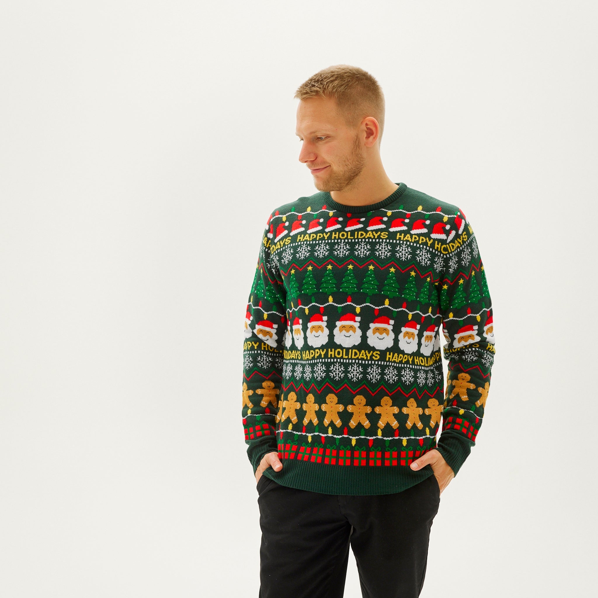 Läs mer om Christmas Sweater with A Vibe - Herr