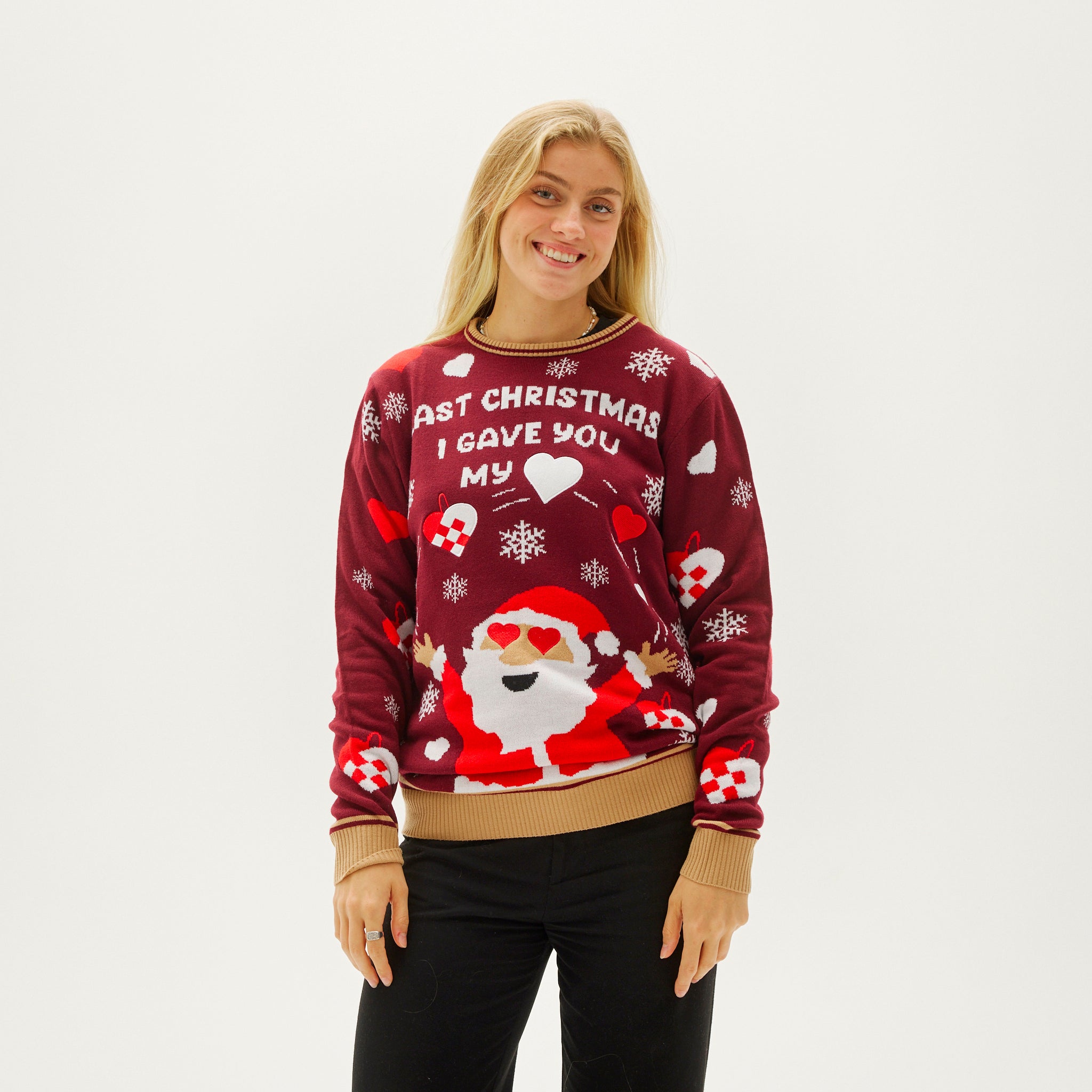 The Christmas Heart Sweater - Dam