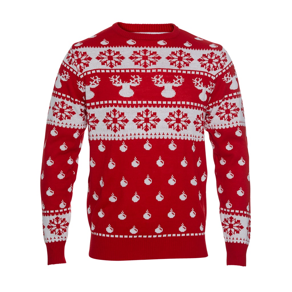 Den Klassiske Julesweater Rød