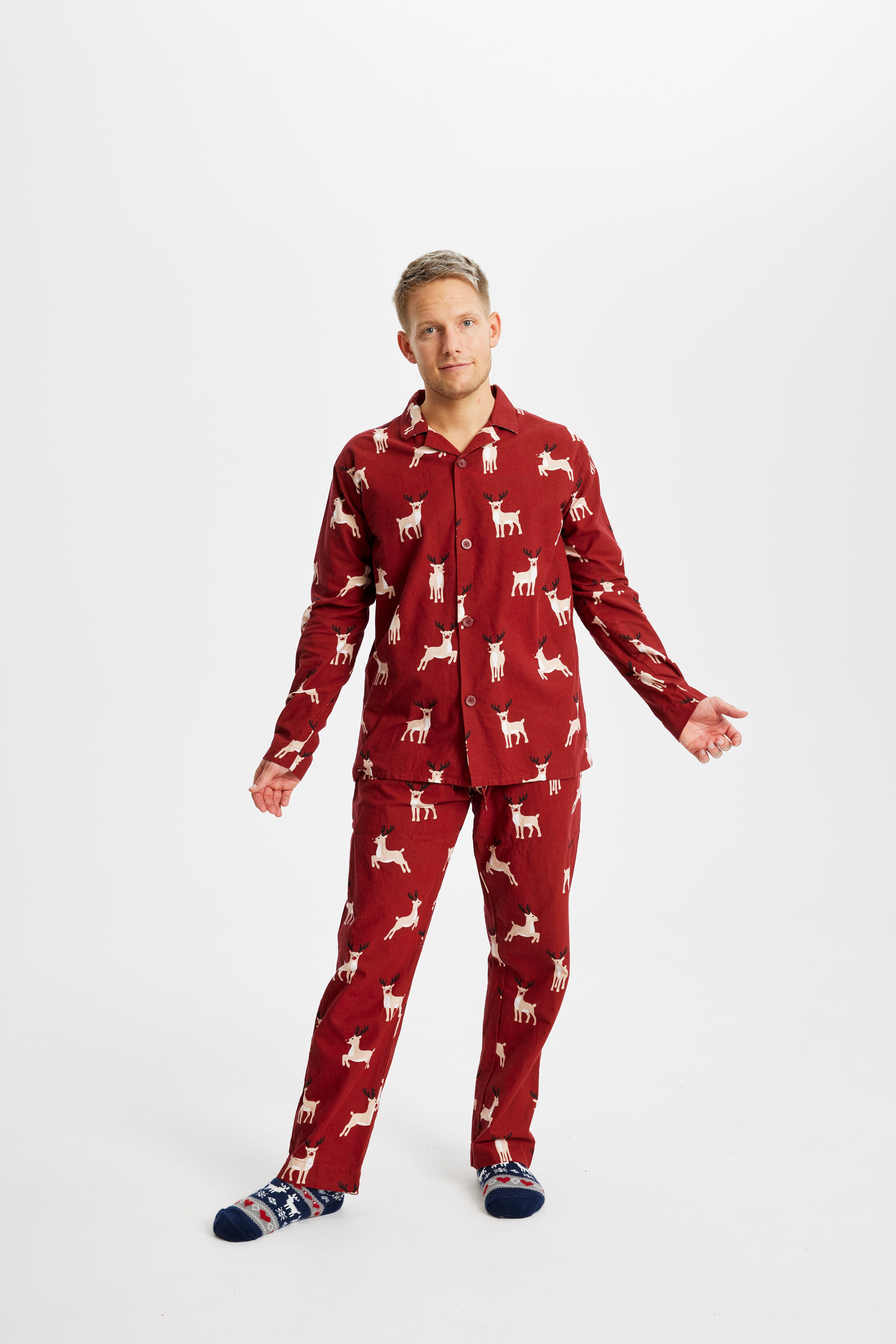 Renens Julpyjamas Flannell - Herr.