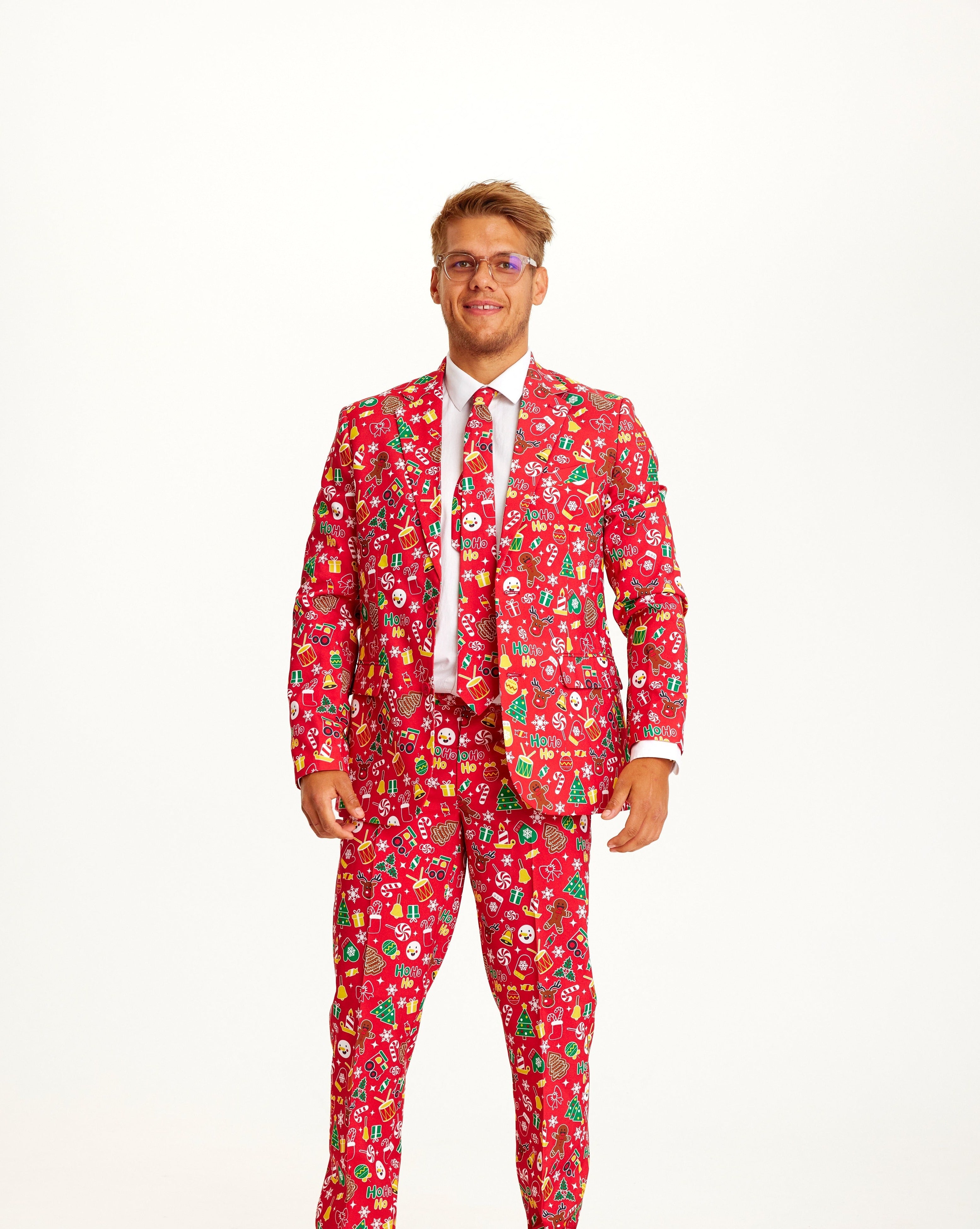 The Awesome Christmas Suit Röd