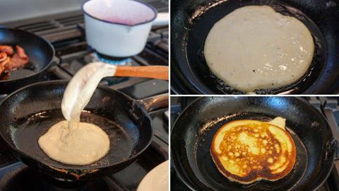 cooking hotcakes 