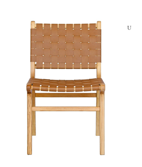 Bondi Tan Leather Dining Chair