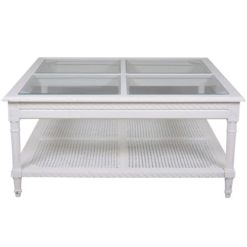 Polo Square Coffee Table White