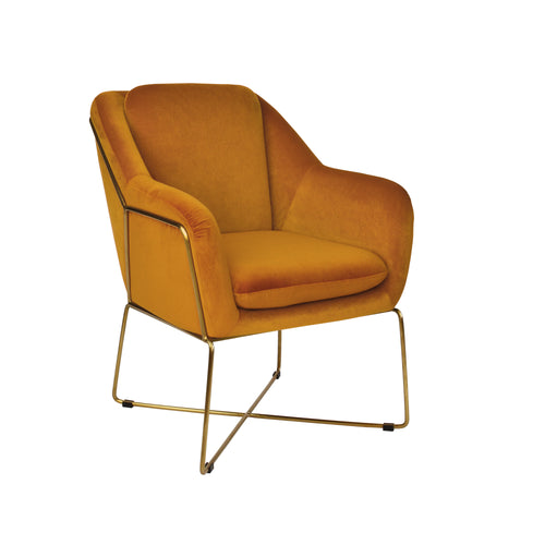 Milan Armchair - Dark Amber