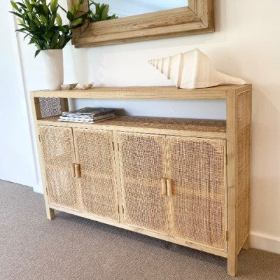 Avalon Rattan Console