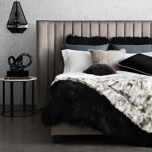 Lulu Bed - Queen in Charcoal