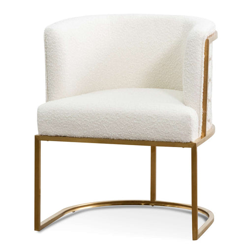 Milan Ivory Lounge Chair