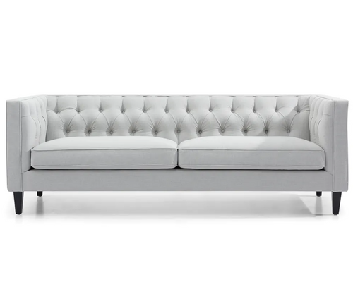 Manhattan 3 Seater Sofa - Cool Grey Linen