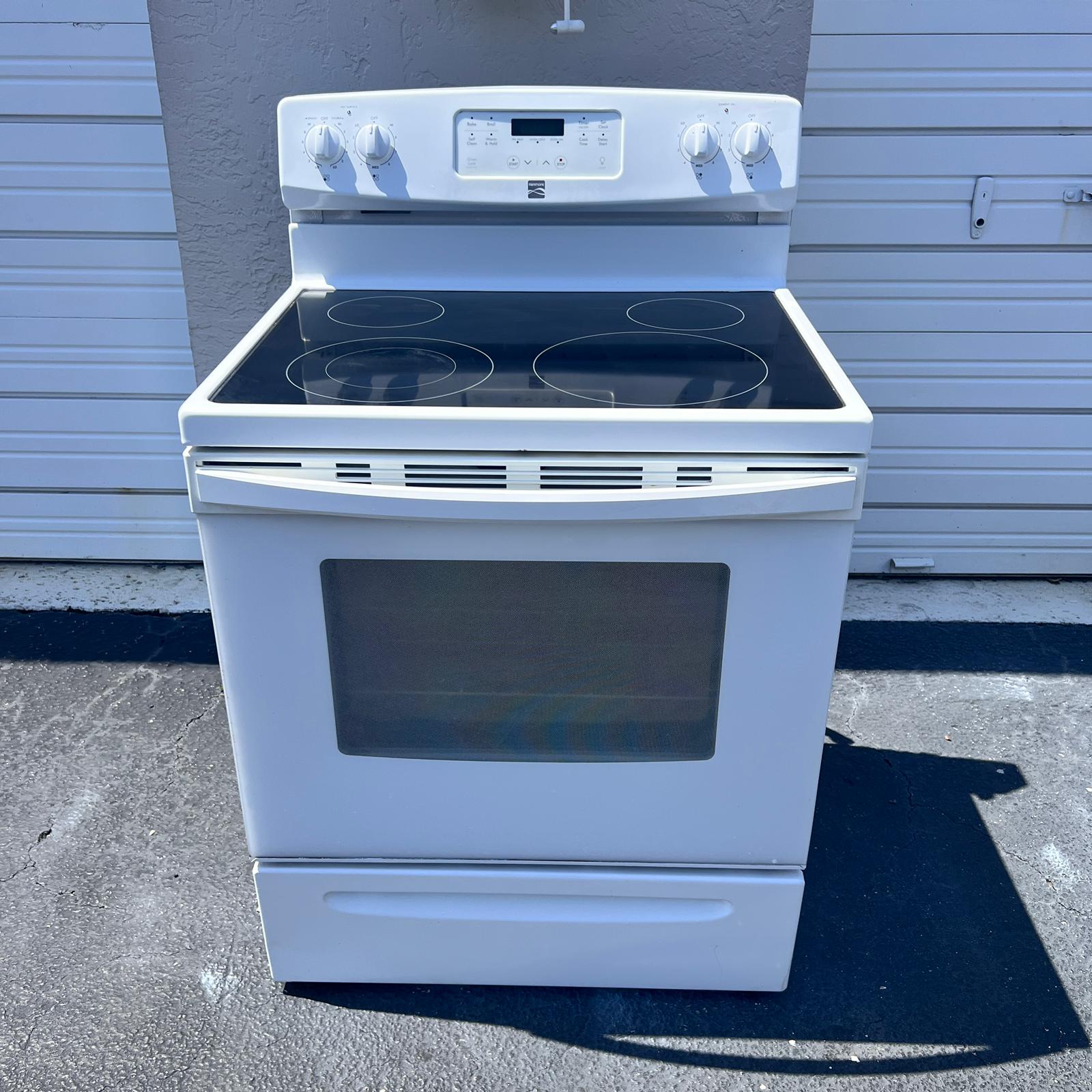 kenmore electric glass top range manual