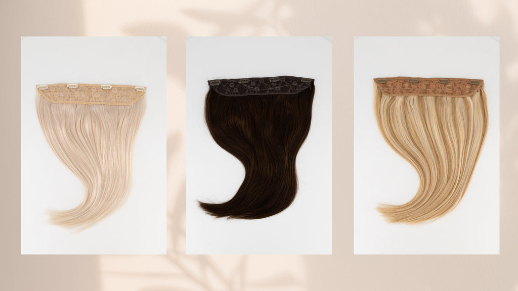 Frontrow halo hair extensions product images