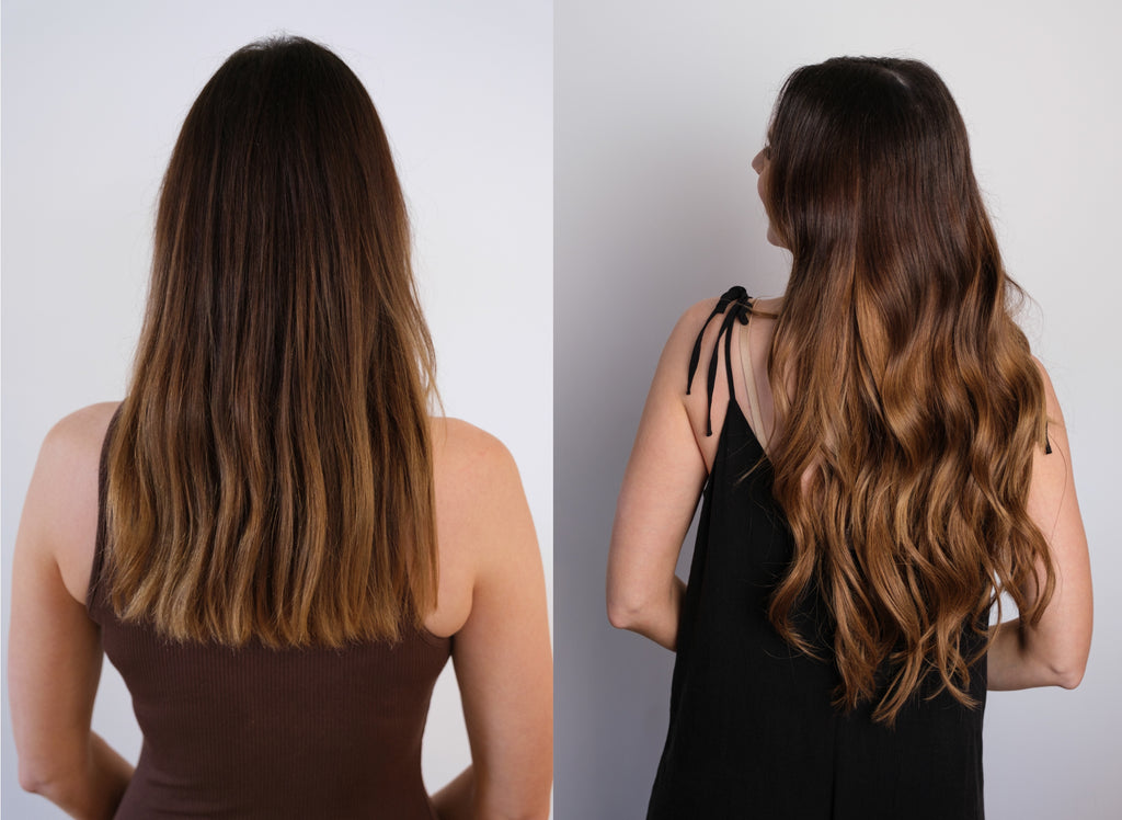Frontrow clip-in hair extensions