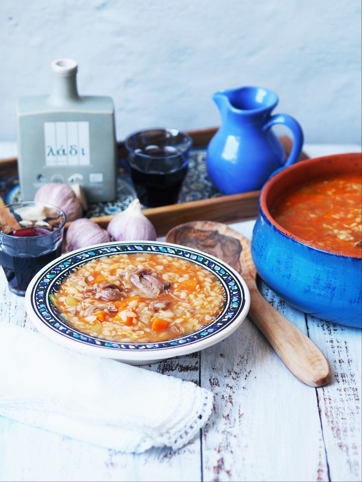 Manestra soup recipe with the best gourmet grocery shopping online in Australia. Best olive oil an and gourmet salts. 