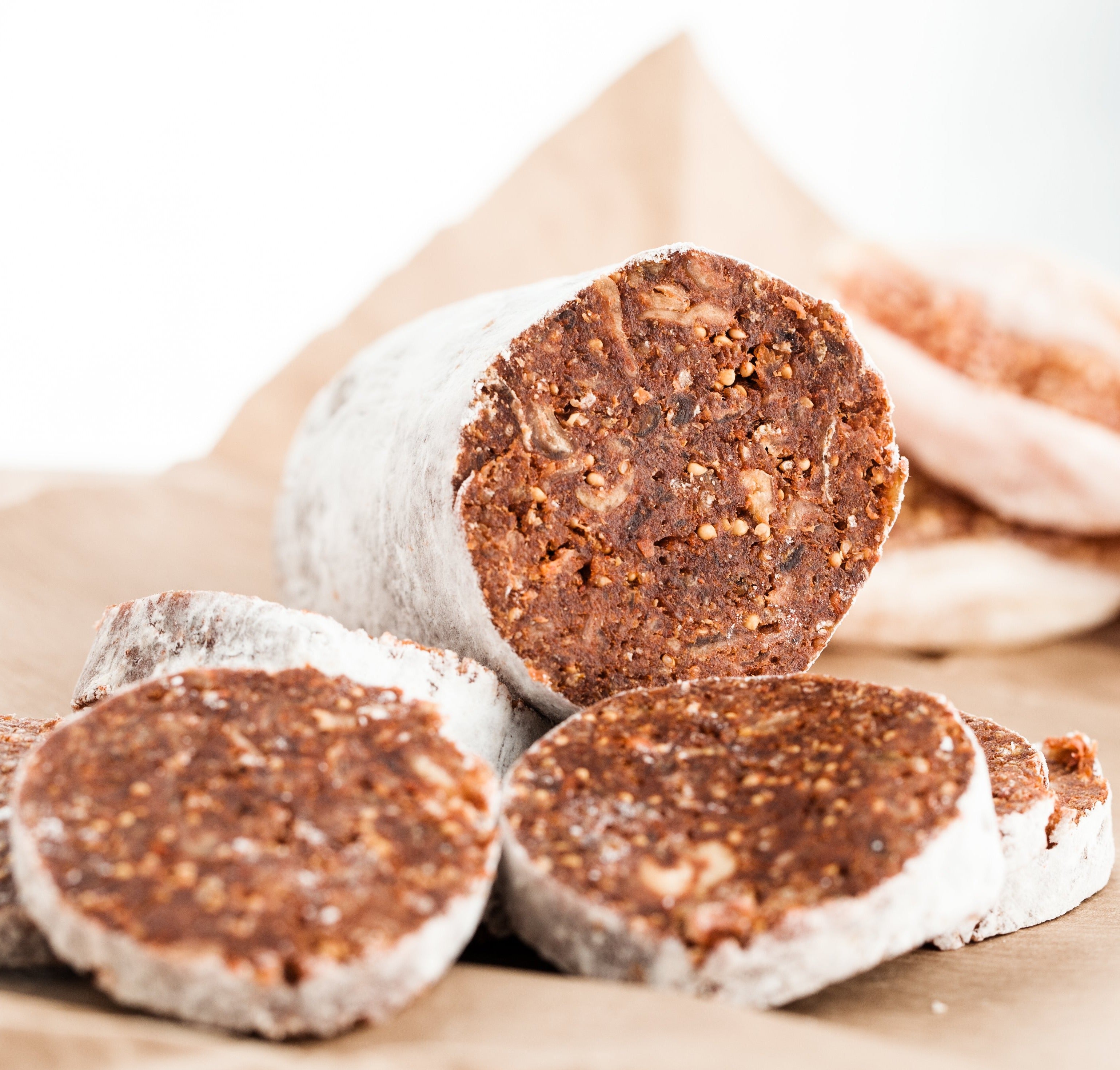 Fig Salami Vegan Sausage And Smoked Paprika 250gr Grecian Purveyor