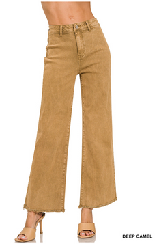 Willow Acid Wash Wide Leg Denim