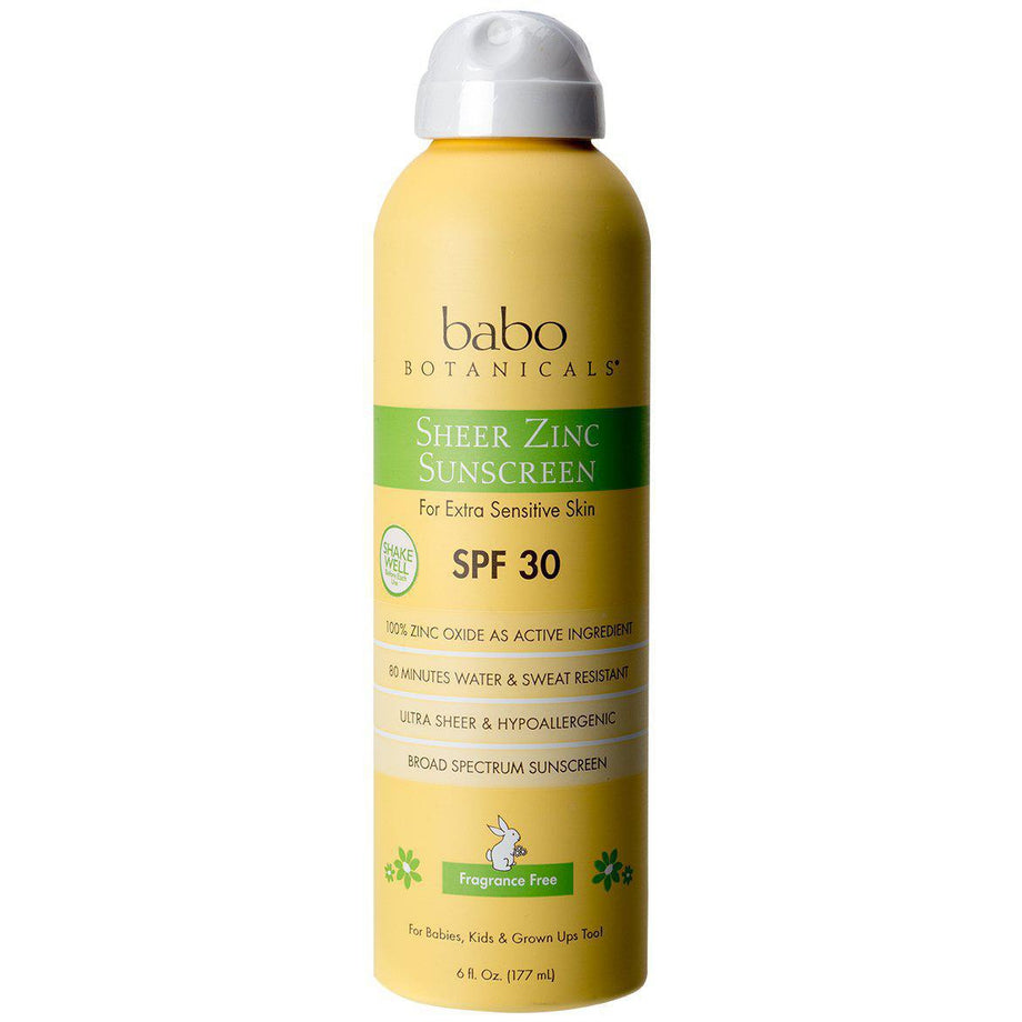 babo botanicals sheer zinc continuous spray