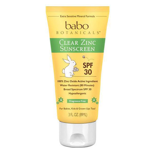 Sheer Zinc Mineral Sunscreen Lotion SPF30 - Babo Botanicals