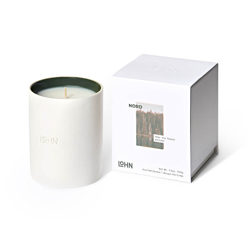 LOHN - Nord Scented Candle, Black Spruce & Pine