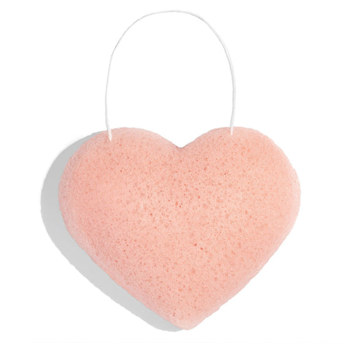 Konjac Sponge for Dry & Sensitive Skin heart shaped