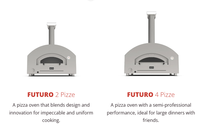 ALFA Futuro Line of Outdoor Pizza Ovens