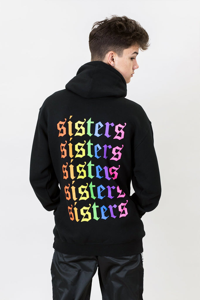 rainbow sisters hoodie