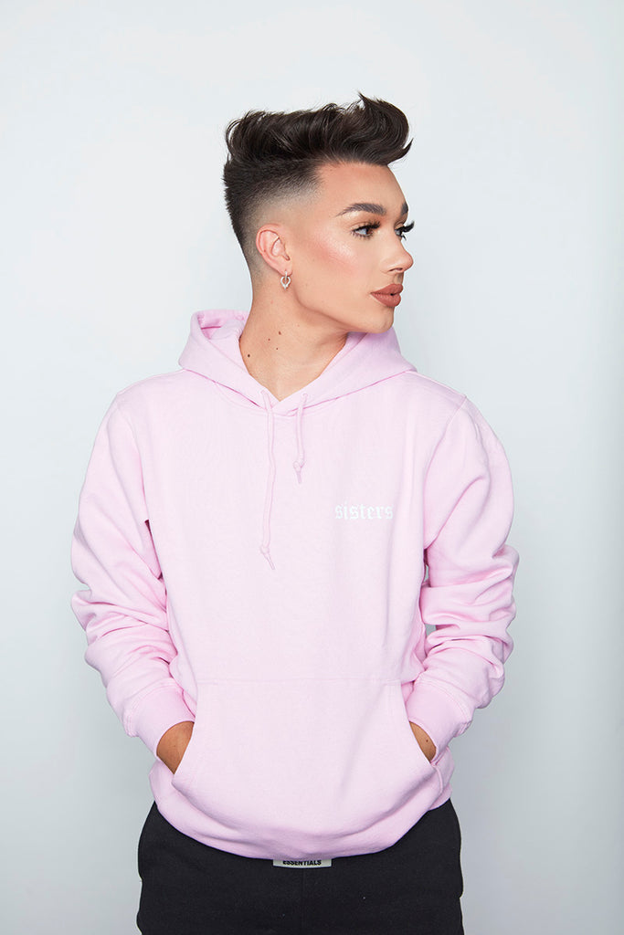 pink hoodies for guys